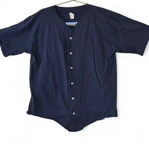 BSC Men’s Navy Blue Button Up Size 2XL